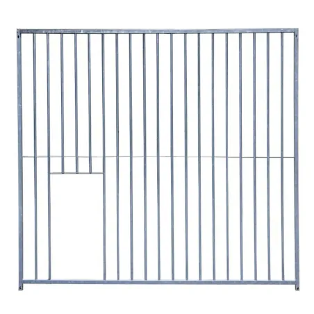 Kit chenil barreaux rectangulaire 1,50 x 2 m avec ouverture 1,50 m