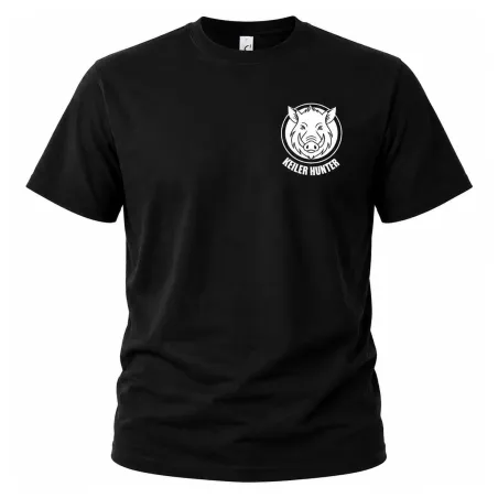 T-Shirt Keiler Hunter noir 100% coton manches courtes logo 3