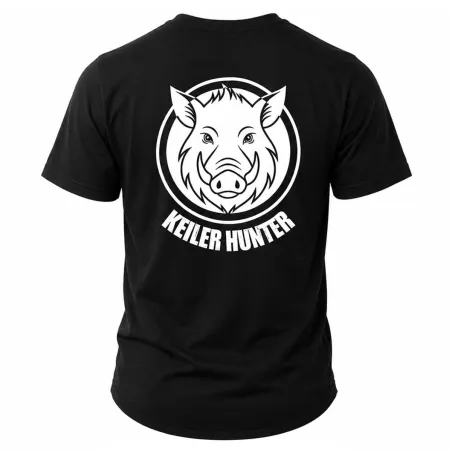 T-Shirt Keiler Hunter noir 100% coton manches courtes logo 3