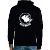 Sweat Keiler Hunter noir capuche coton logo 2