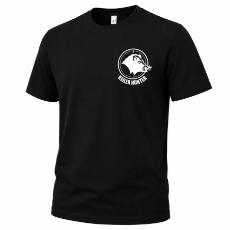 T-Shirt Keiler Hunter noir 100% coton manches courtes logo 2