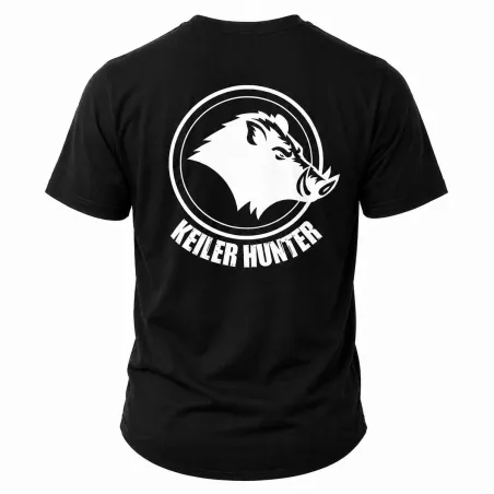 T-Shirt Keiler Hunter noir 100% coton manches courtes logo 2
