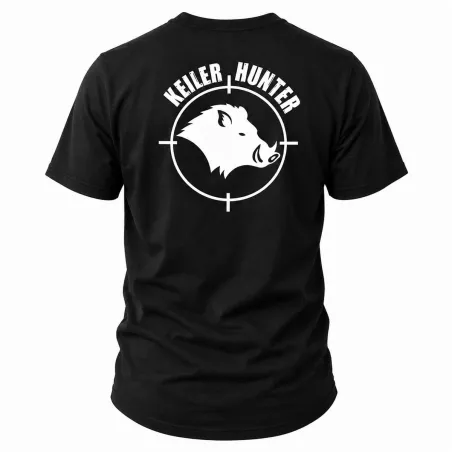 T-Shirt Keiler Hunter noir 100% coton manches courtes logo 1