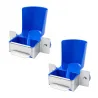 Abreuvoir porte bouteille lot de 2 fixation cage - galvanisé