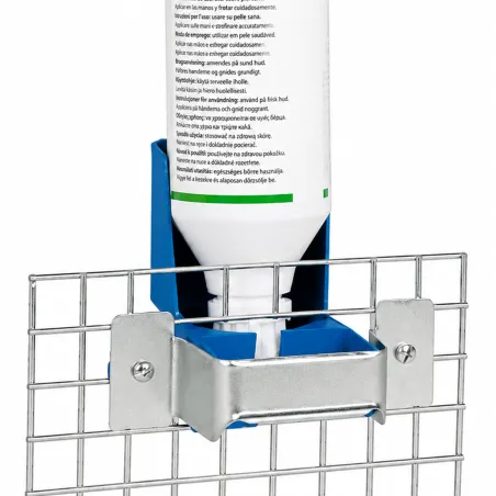 Abreuvoir porte bouteille lot de 2 fixation cage - galvanisé