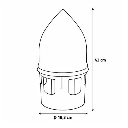 Lot de 5 Abreuvoirs siphoïde pour pigeons 5L - RIVER