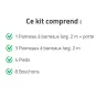 Kit chenil barreaux carré 2 x 2 m