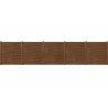 Kit 36 m de clôture bois - Hauteur 180x2,5 cm