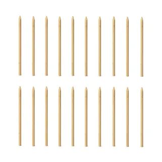 Lot de 20 Piquets en Châtaignier - Ø6cm x 2m pour Clôture
