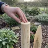 Lot de 20 Piquets en Châtaignier - Ø6cm x 2m pour Clôture