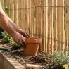 Ganivelle en Châtaignier - Longueur 5m x Hauteur 1,5m - Espacement 6-7 cm