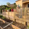 Ganivelle en Châtaignier - Rouleau 5m x Hauteur 1m - Espacement 6-7 cm