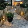Ganivelle en Châtaignier - Rouleau 5m x Hauteur 1m - Espacement 6-7 cm