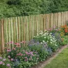 Ganivelle en Châtaignier - Longeur 10m x Hauteur 1,20m - Espacement 6-7cm
