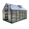 Serre de jardin en aluminium et polycarbonate 292x177x192 cm - Transparente avec protection UV