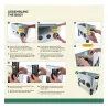 Mangeoire Robust® en Acier Galvanisé - 24kg avec Ouvertures Intelligentes