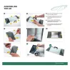 Mangeoire Robust® en Acier Galvanisé - 24kg avec Ouvertures Intelligentes