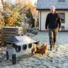 Mangeoire Robust® en Acier Galvanisé - 18kg avec Ouvertures Intelligentes