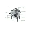 Mangeoire Robust® OLBA - Distributeur galvanisé 16kg pour volailles