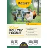 Mangeoire Robust® OLBA - Distributeur galvanisé 16kg pour volailles