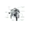 Mangeoire Robust® OLBA - Distributeur aliment 12kg pour volailles