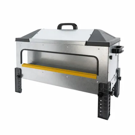 Mangeoire Robust® Grande Ouverture 18kg - Acier Galvanisé pour Volailles et Palmipèdes