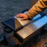 Mangeoire Robust® Grande Ouverture 18kg - Acier Galvanisé pour Volailles et Palmipèdes