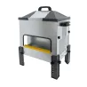 Mangeoire Robust® Grande Ouverture 16kg - Acier Galvanisé pour Volailles, Canards et Oies