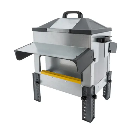 Mangeoire Robust® Grande Ouverture 16kg - Acier Galvanisé pour Volailles, Canards et Oies