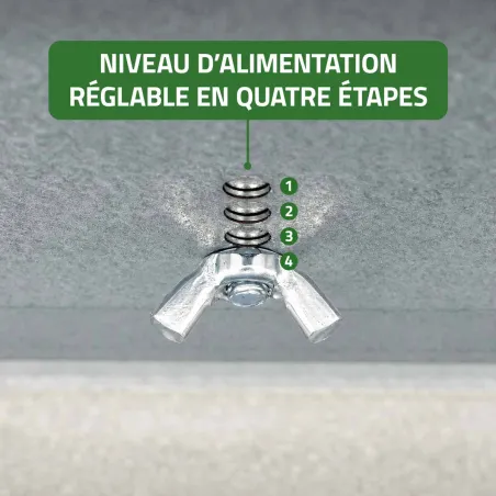 Lot de 2 Jardinières avec treillis en bois autoclave