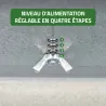 Lot de 3 carrés potager bois de sapin avec géotextile