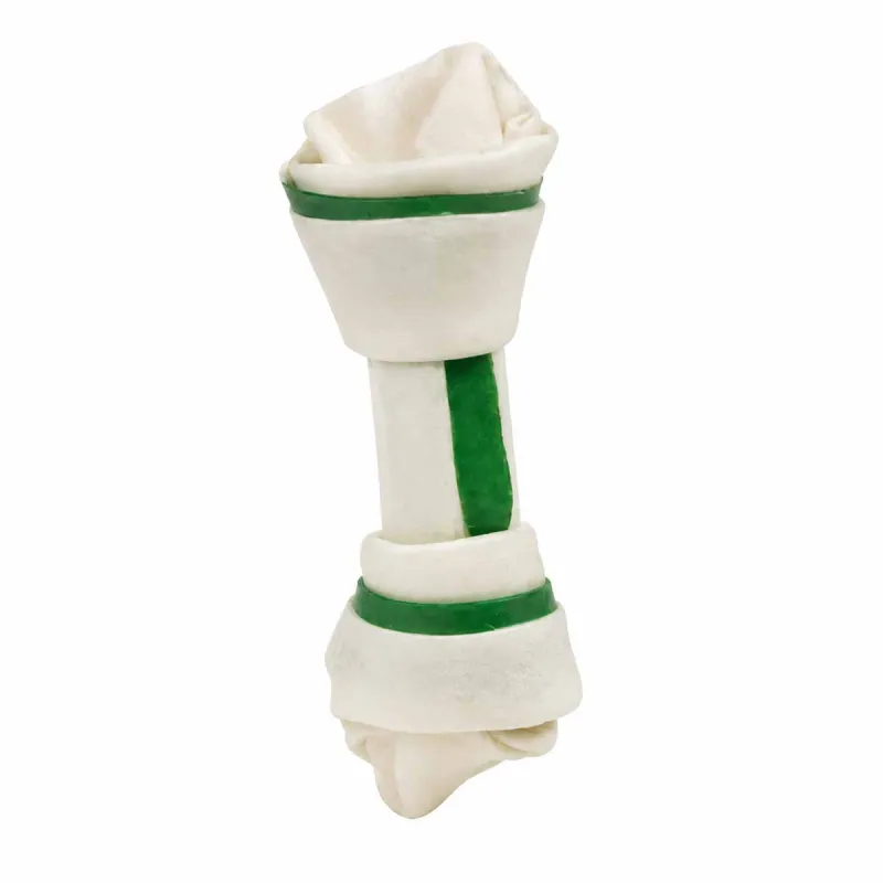 Os à mâcher noué à la menthe - 16 cm