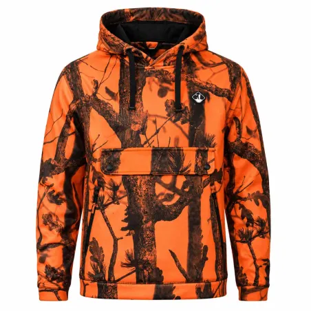 Sweatshirt à capuche Percussion Blaze Black micro polaire