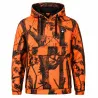 Sweatshirt à capuche Percussion Blaze Black micro polaire