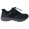 Baskets Duru cuir bleu marine imperméables fermeture élastique