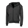 Sweat à capuche zippé vert Treeland polaire 100% polyester