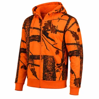 Sweat Capuche Zippé Treeland Fluo Camo Polaire 100% Polyester