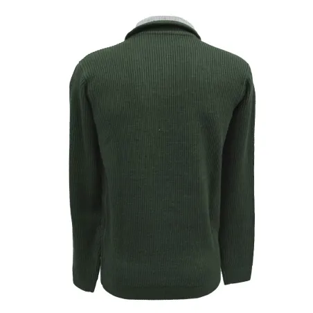 Pull col camionneur kaki Lorry taille S à 3XL