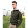 Pull col camionneur kaki Lorry taille S à 3XL