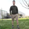 Pull col camionneur kaki Lorry taille S à 3XL