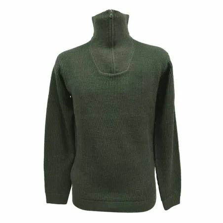 Pull col camionneur kaki Lorry taille S à 3XL