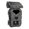 Caméra Solaire Night Vision 20MP + 4 pile + carte SD
