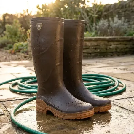 Bottes Rouchette Optimum résistantes lisier et hydrocarbures marron