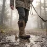 Bottes chasse cuir marron fourrée Iceland Gore-Tex + sac