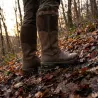 Bottes chasse cuir marron fourrée Iceland Gore-Tex + sac