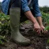 Bottes Marly antidérapantes caoutchouc naturel kaki 37 à 48