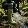 Bottes Marly antidérapantes caoutchouc naturel kaki 37 à 48