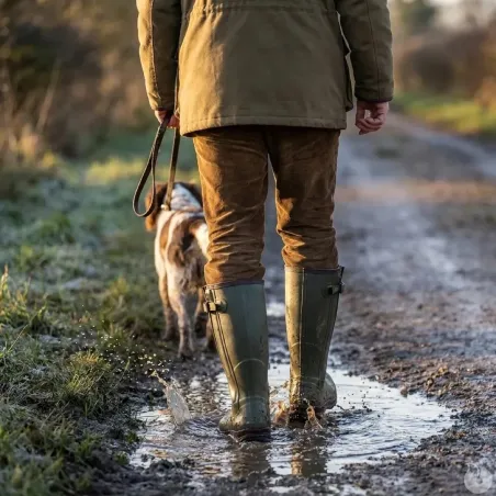 Bottes SPS full zip Cambridge néoprène caoutchouc kaki 37 à 48