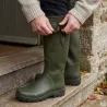 Bottes Pioneer Hunting Green confort caoutchouc 40 à 46