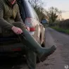 Bottes Pioneer Hunting Green confort caoutchouc 40 à 46